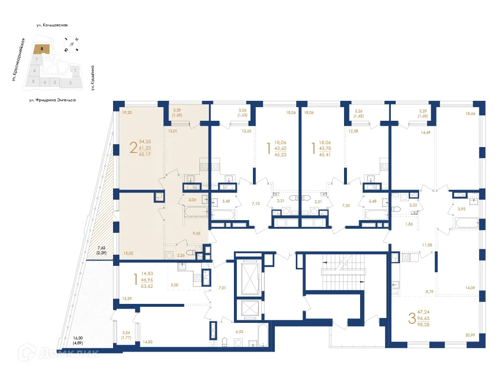 Фото квартиры в ЖК Жилой дом по ул. Фридриха Энгельса