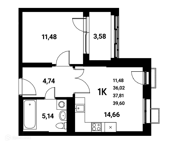Фото квартиры в ЖК Z-town (Зет-таун)
