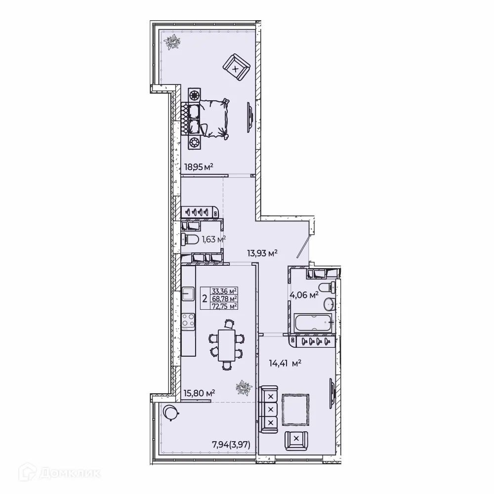 Фото квартиры в ЖК на Школьной