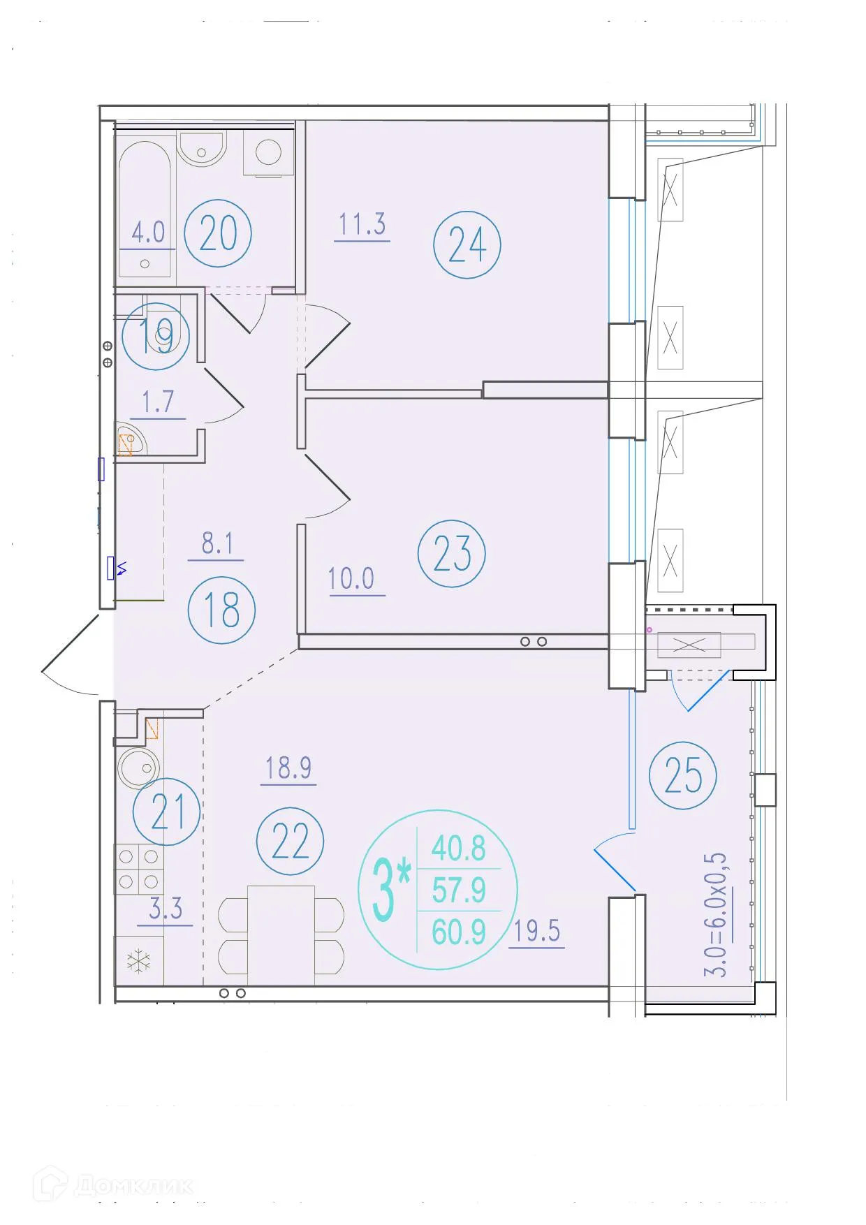 Фото квартиры в ЖК СОСТОЯНИЕ