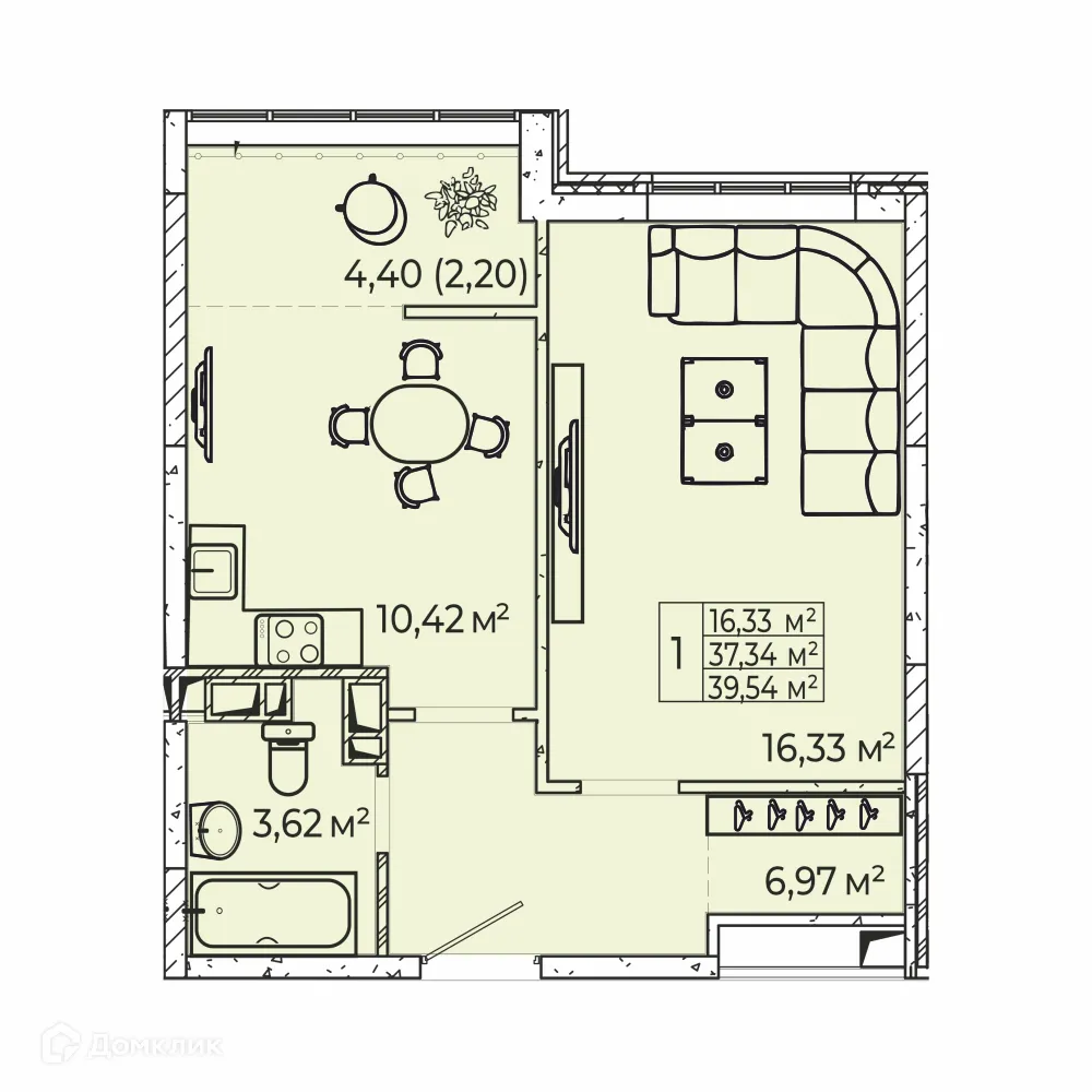 Фото квартиры в ЖК на Школьной