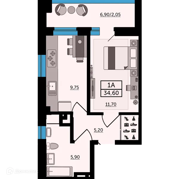 Фото квартиры в ЖК Грин парк