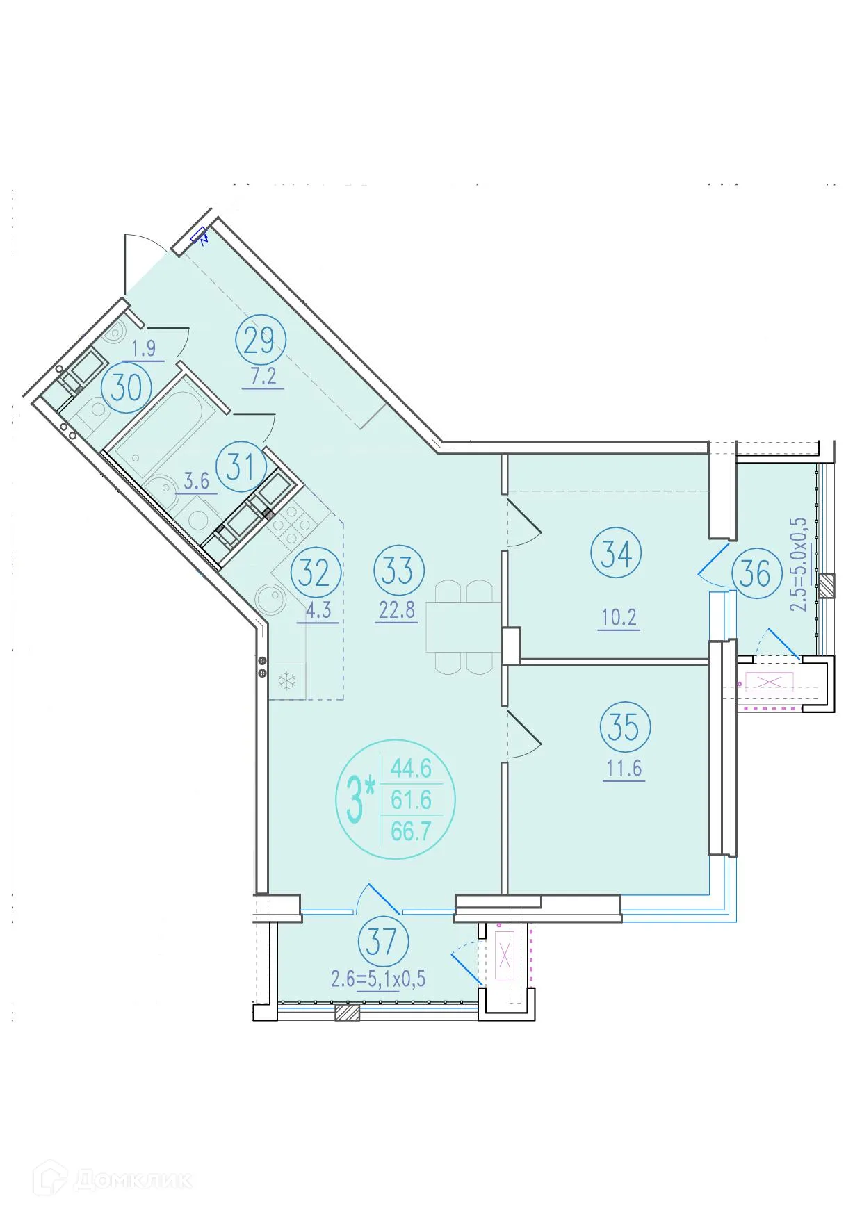 Фото квартиры в ЖК СОСТОЯНИЕ