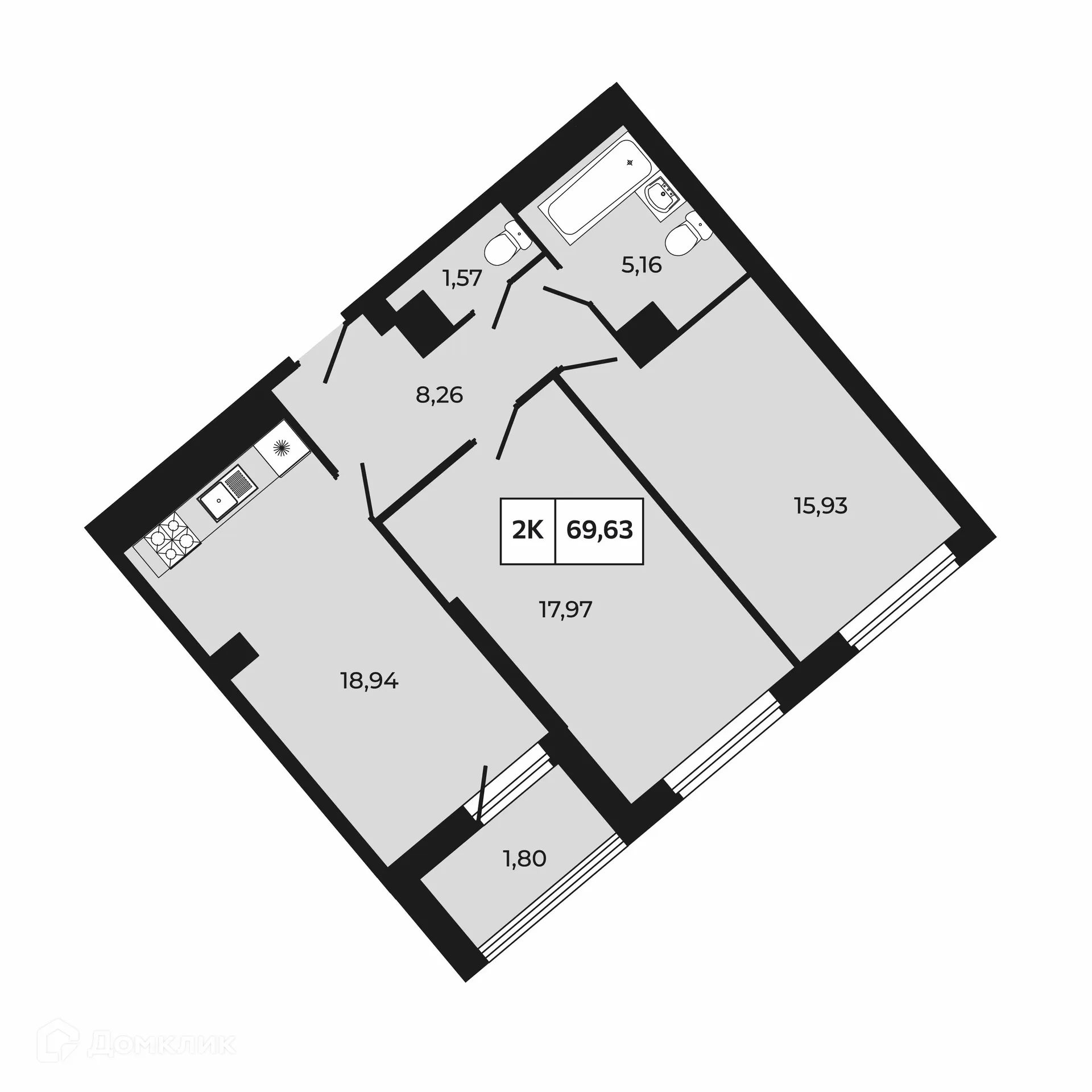 Фото квартиры в ЖК Манхэттен 2.0