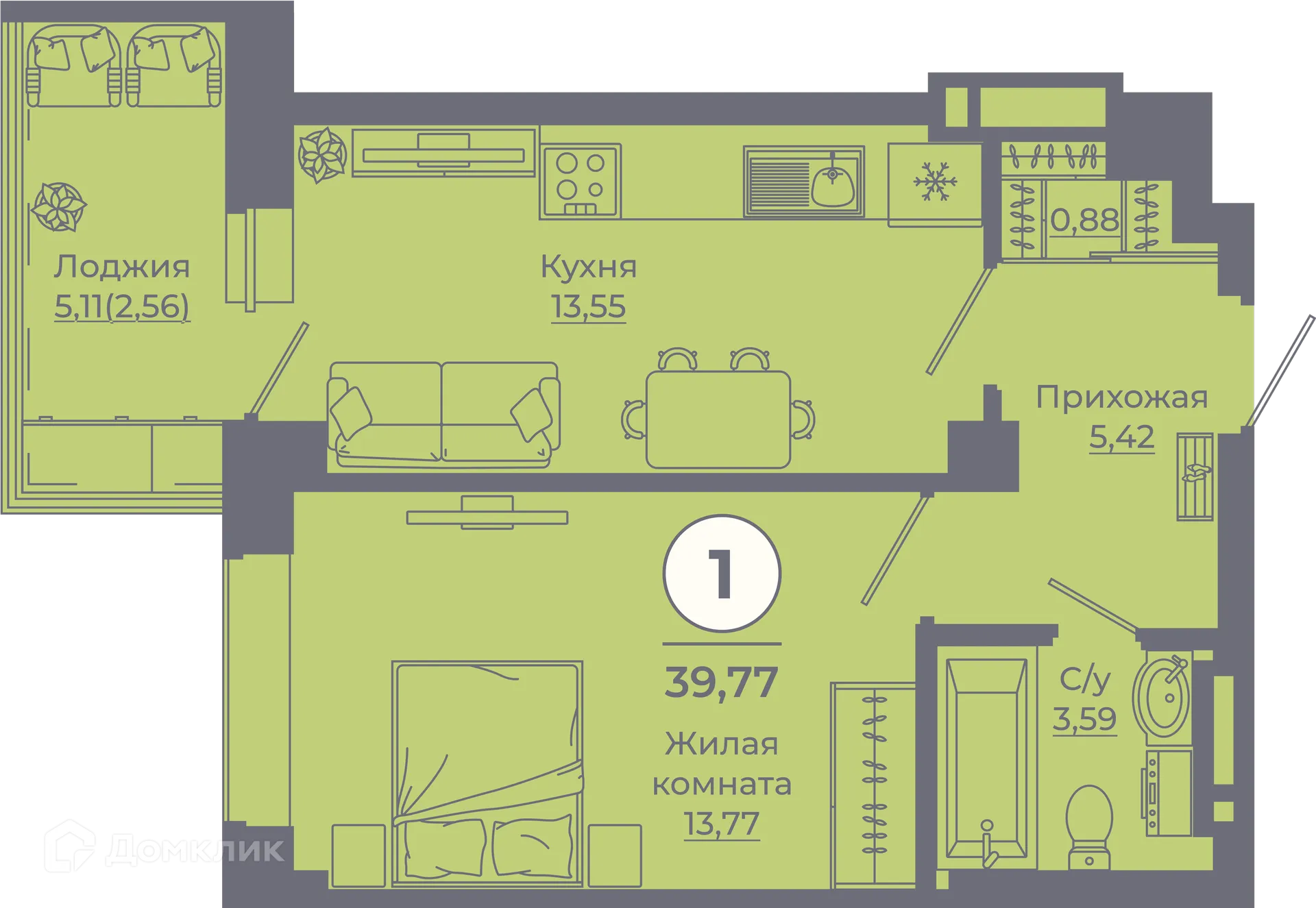 Фото квартиры в ЖК Сокольники