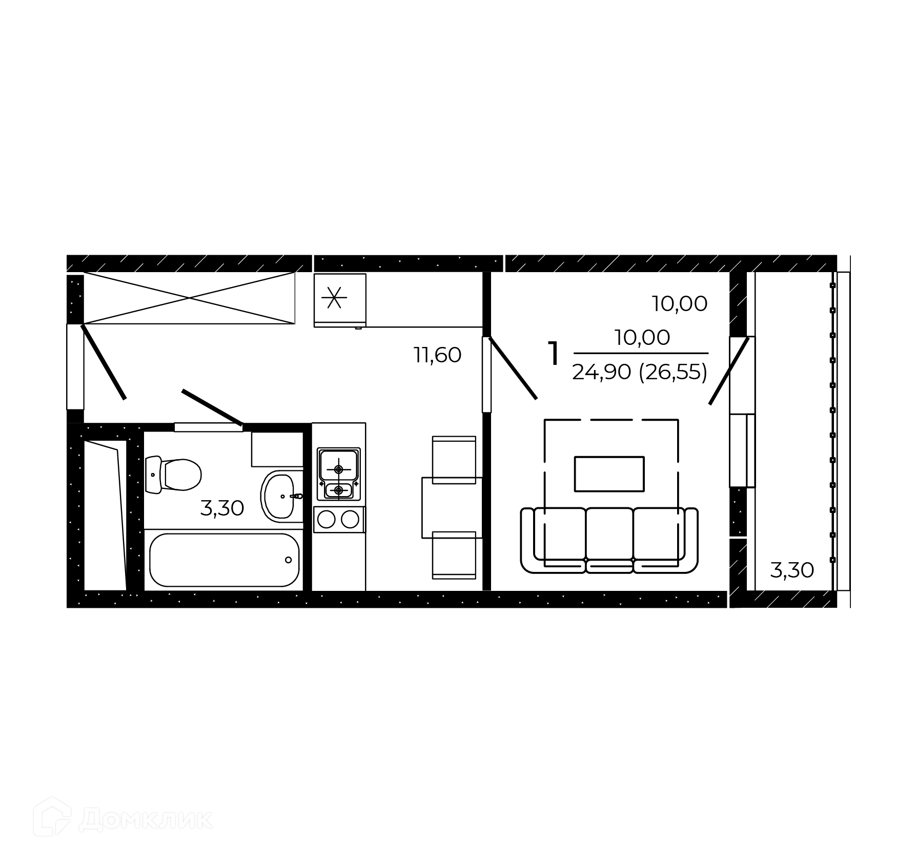 Фото квартиры в ЖК ПРИТЯЖЕНИЕ