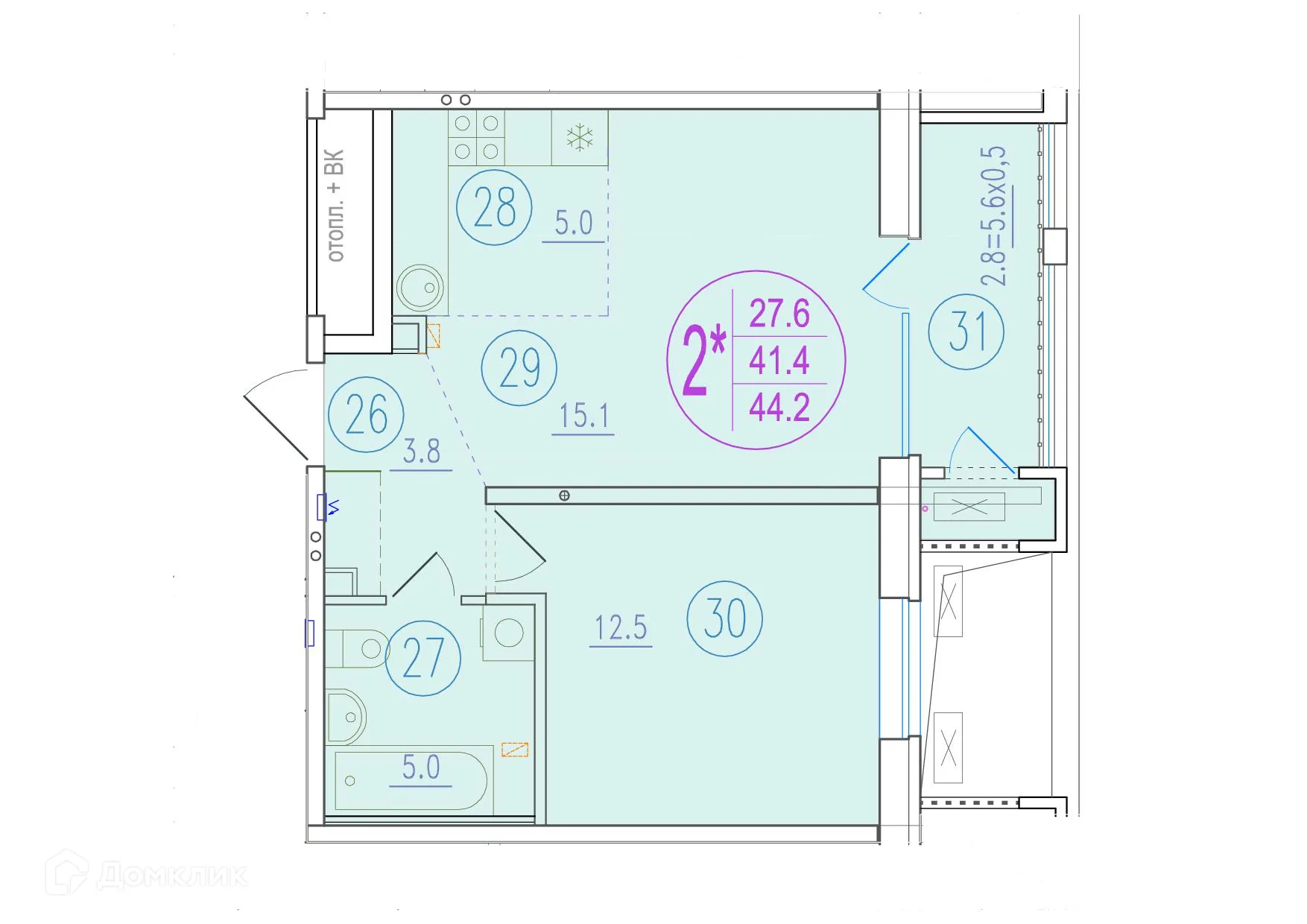 Фото квартиры в ЖК СОСТОЯНИЕ