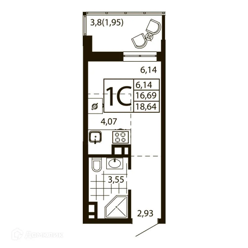 Фото квартиры в ЖК Текучев