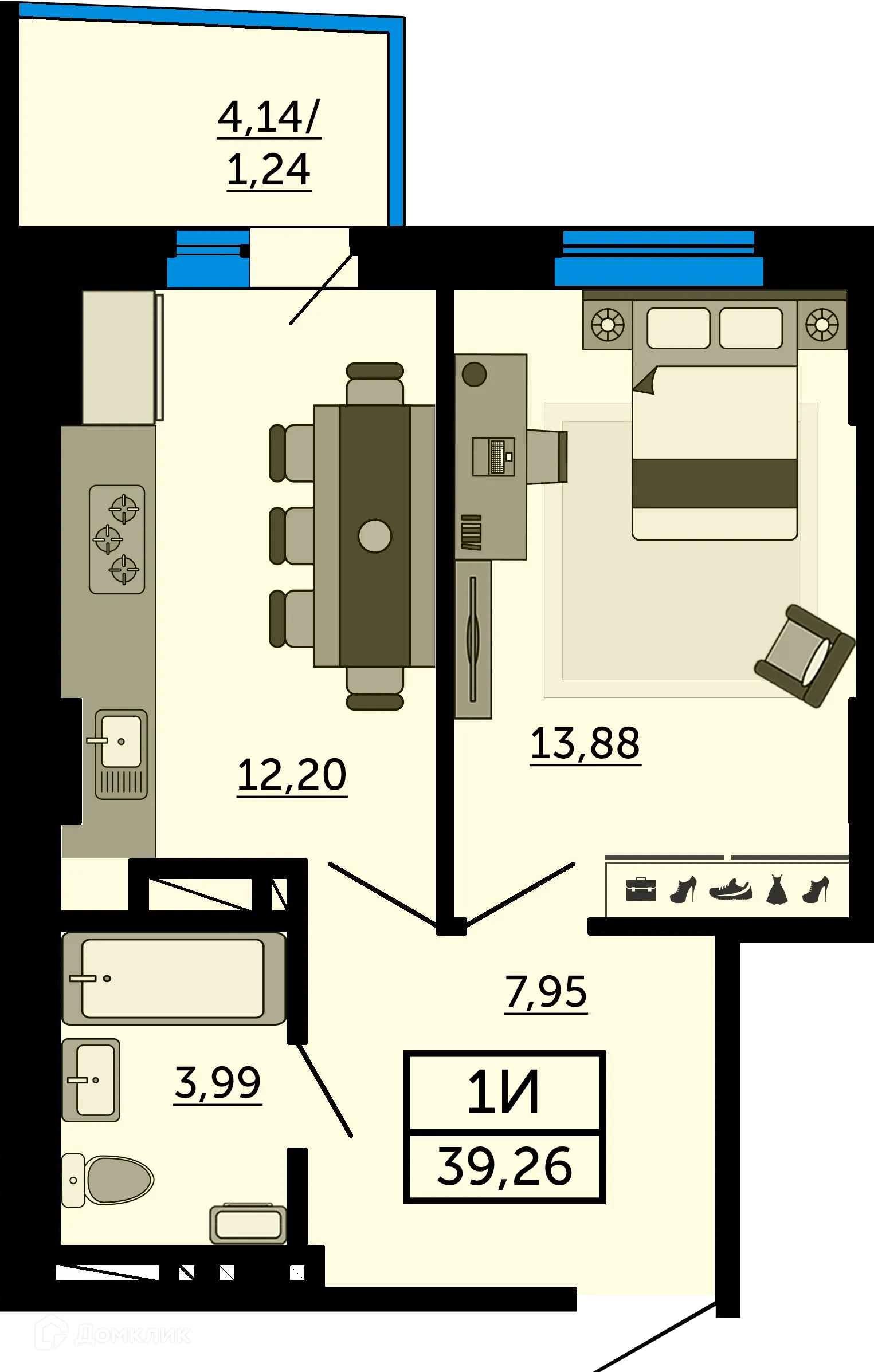 Фото квартиры в ЖК Город у Реки