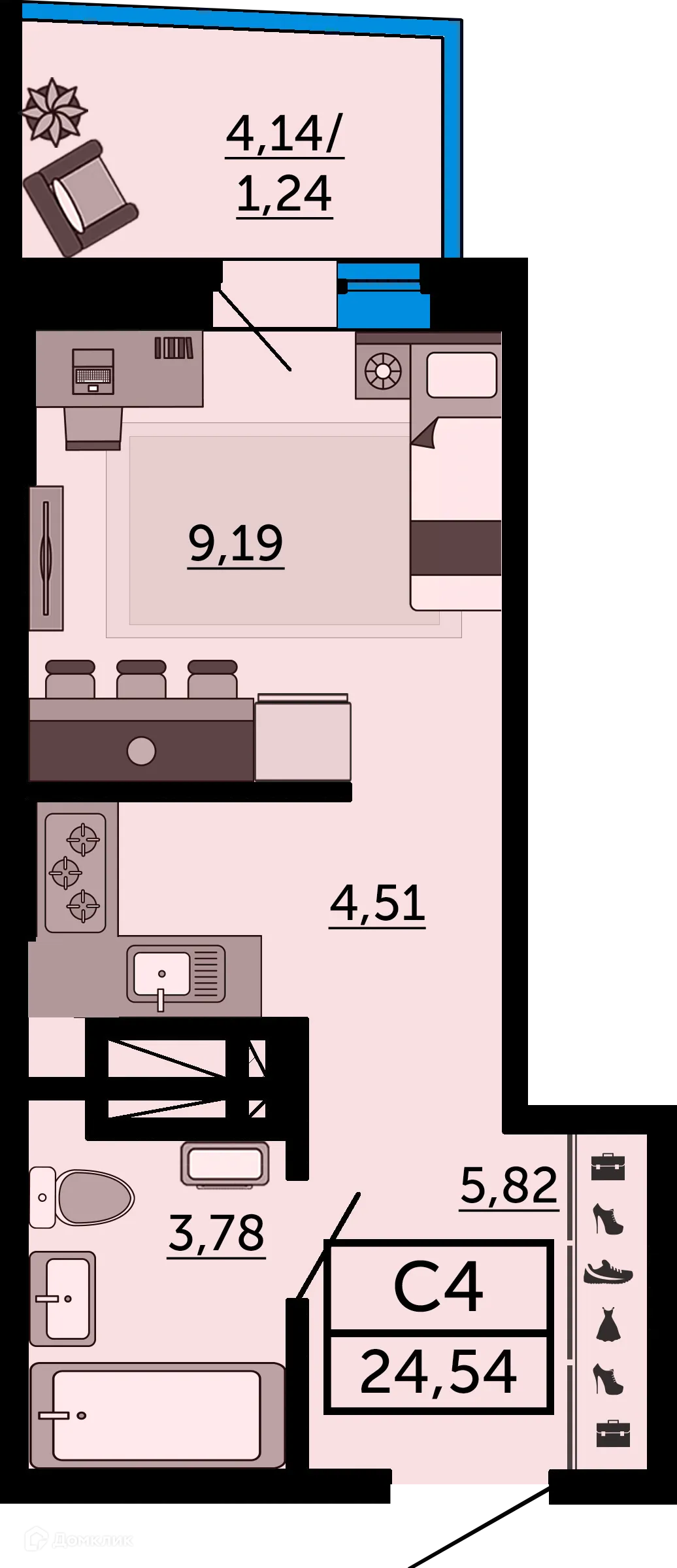 Фото квартиры в ЖК Город у Реки