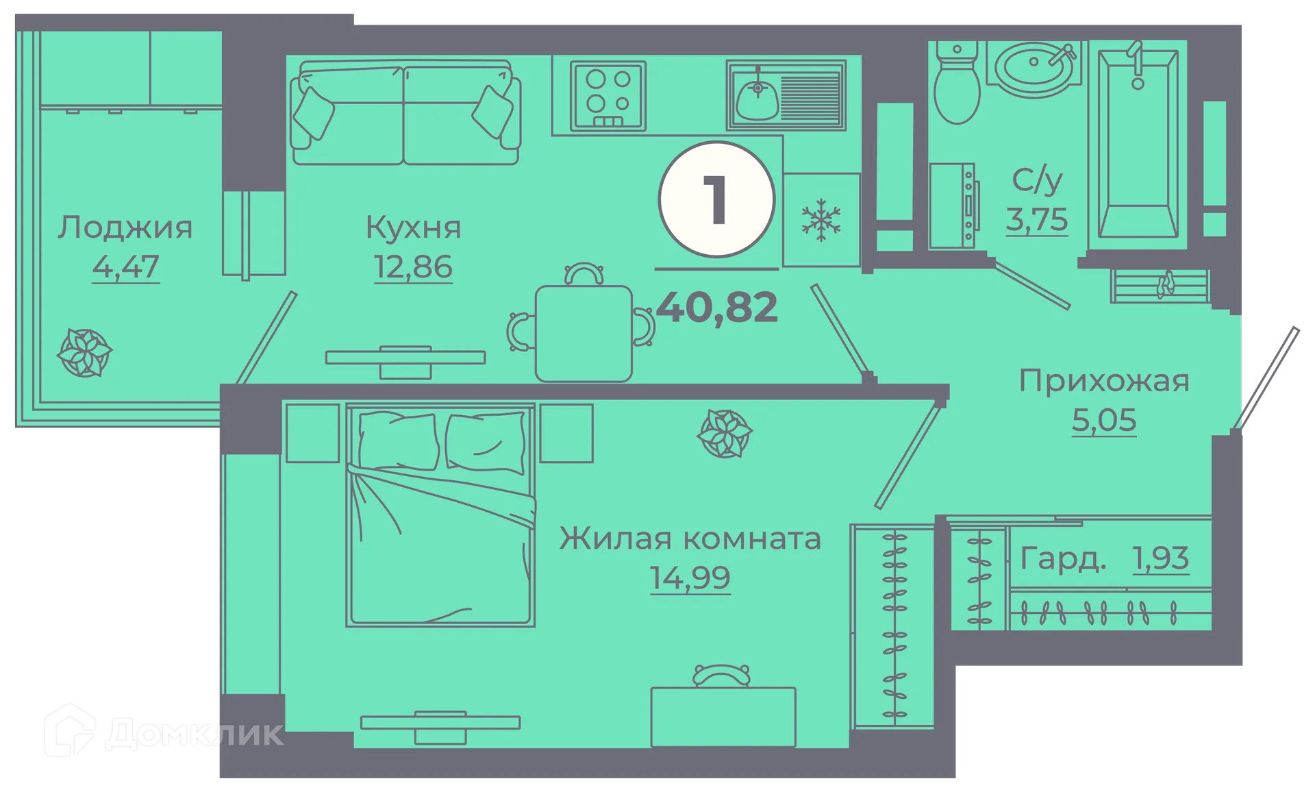 Фото квартиры в ЖК Сокольники