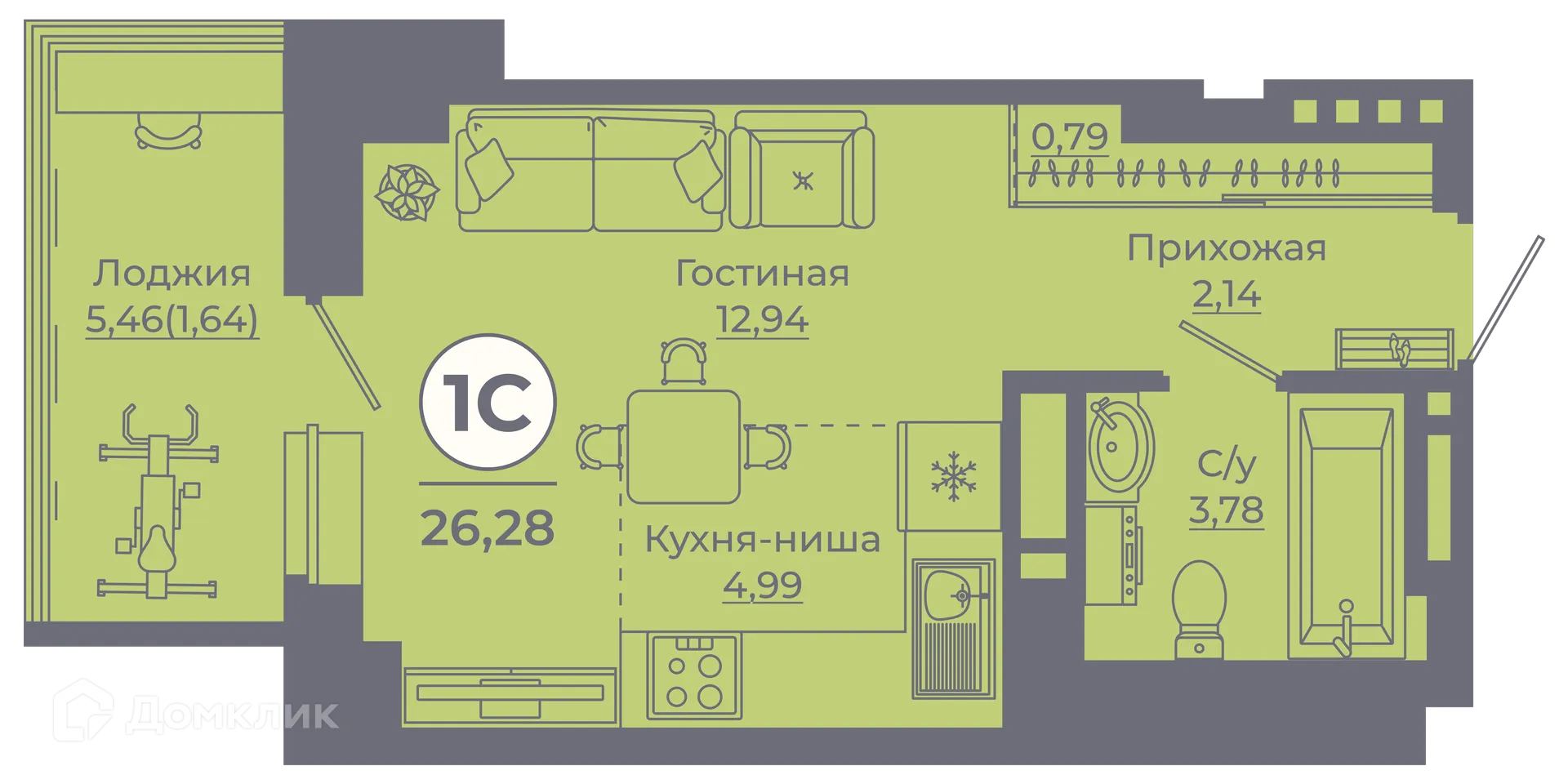 Фото квартиры в ЖК Сокольники