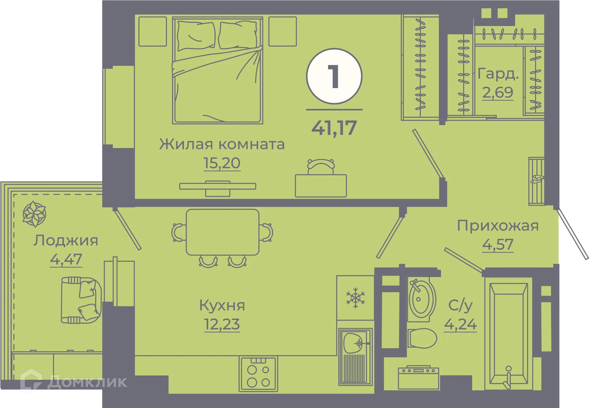 Фото квартиры в ЖК Сокольники