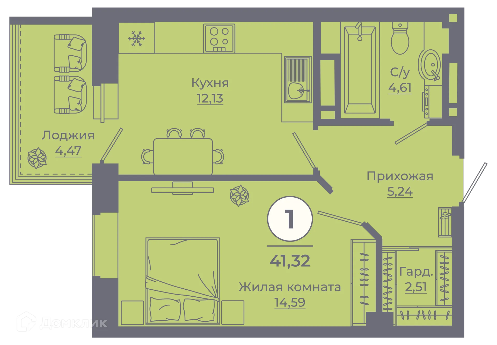 Фото квартиры в ЖК Сокольники