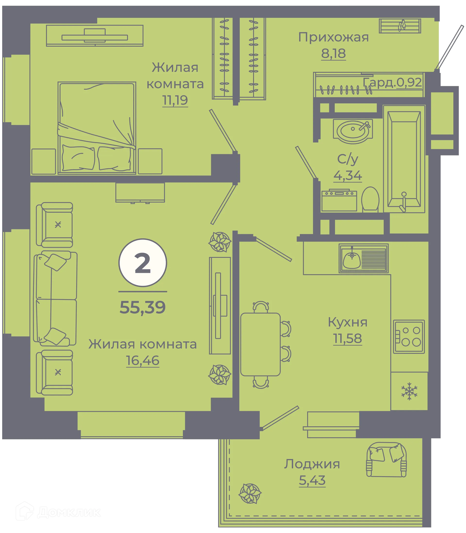 Фото квартиры в ЖК Сокольники