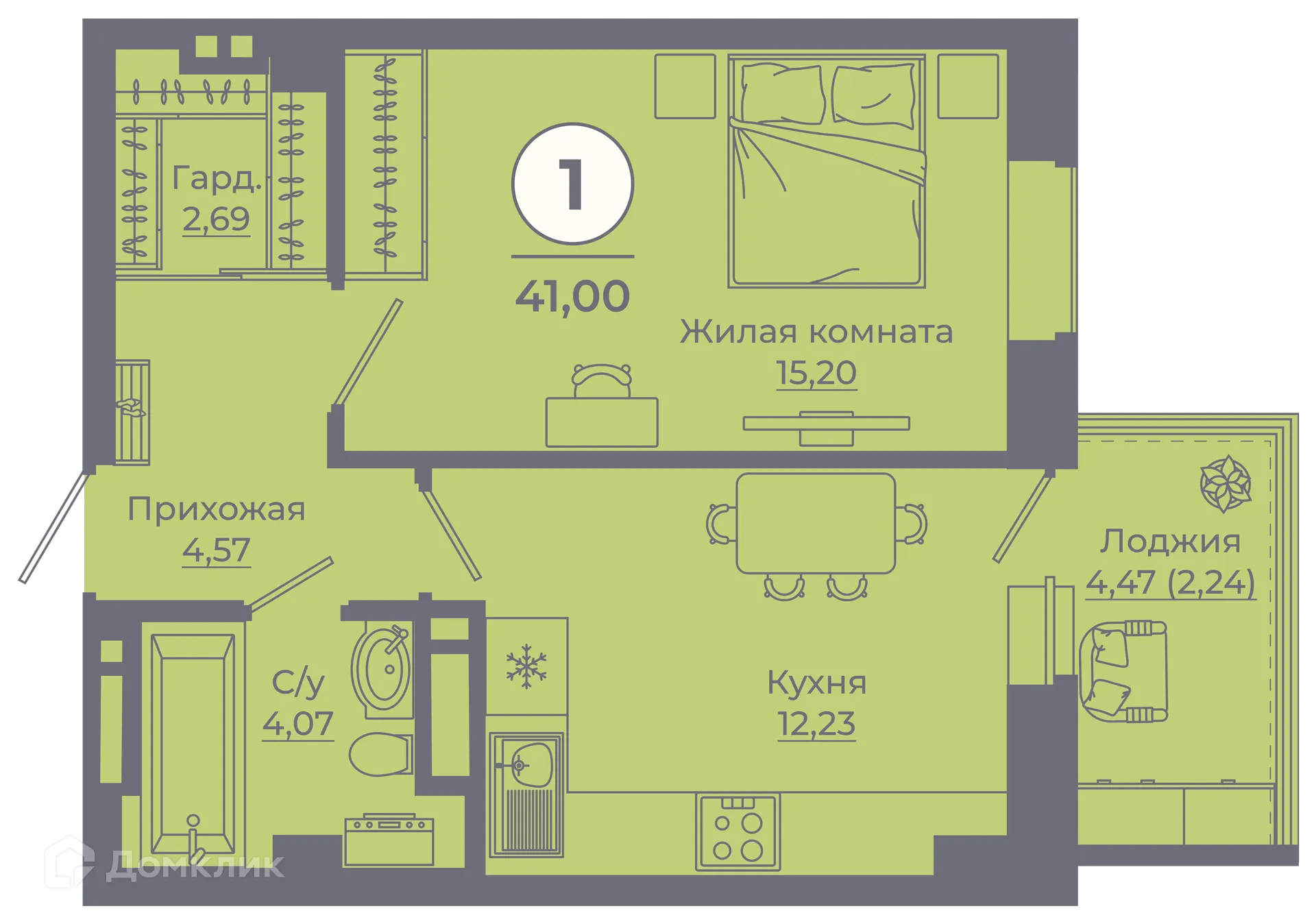 Фото квартиры в ЖК Сокольники