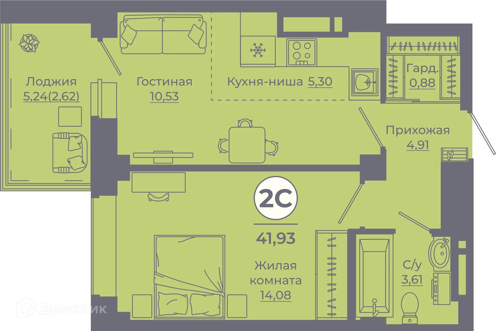 Фото квартиры в ЖК Сокольники