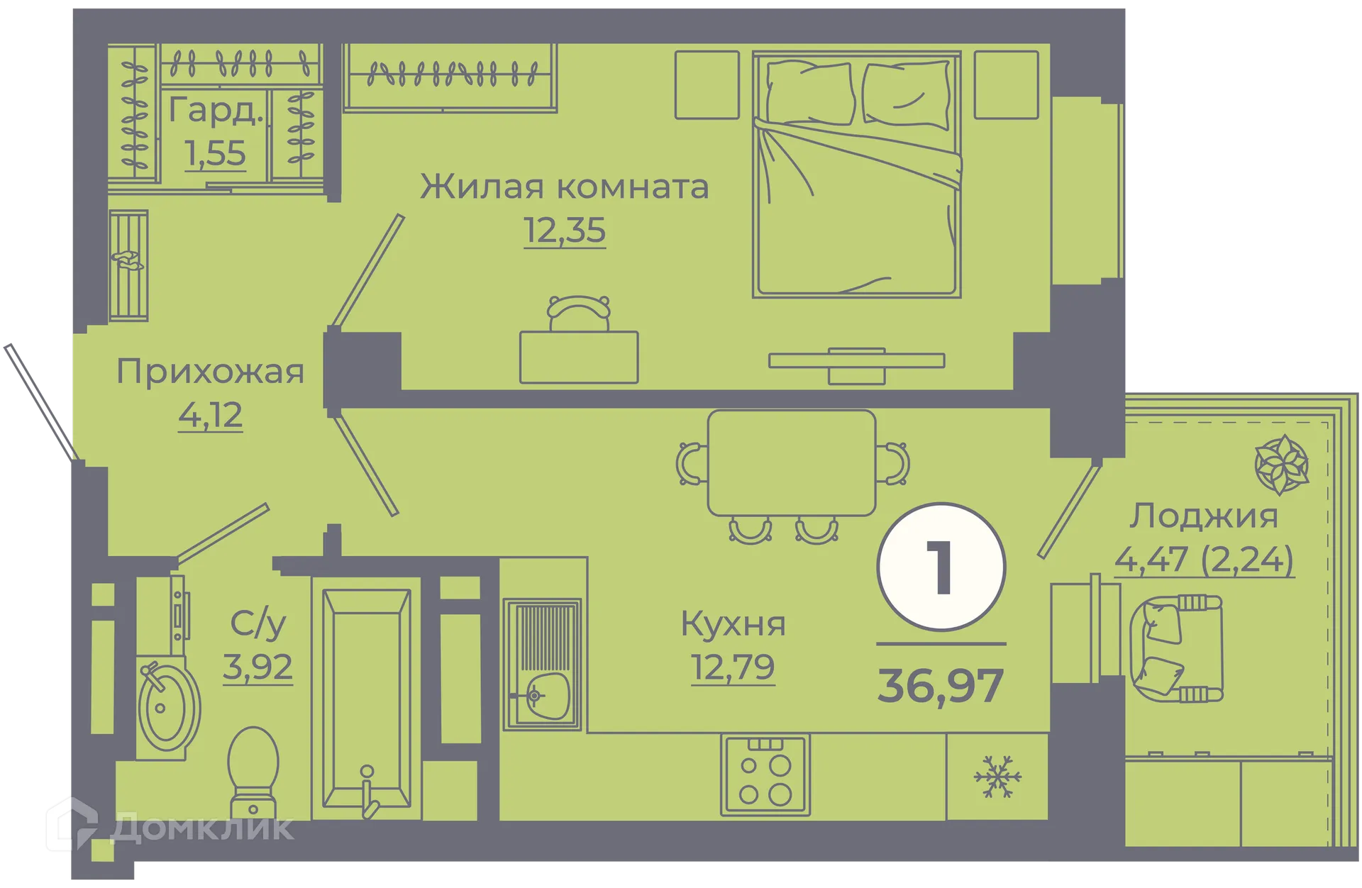 Фото квартиры в ЖК Сокольники