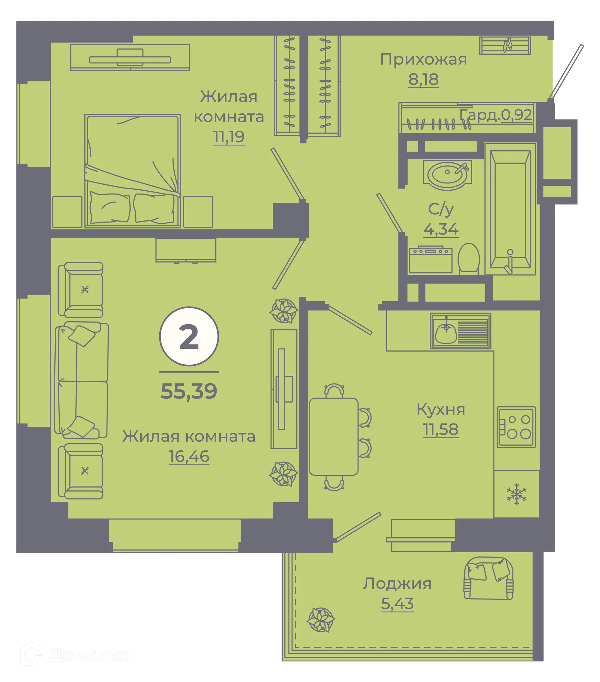 Фото квартиры в ЖК Сокольники