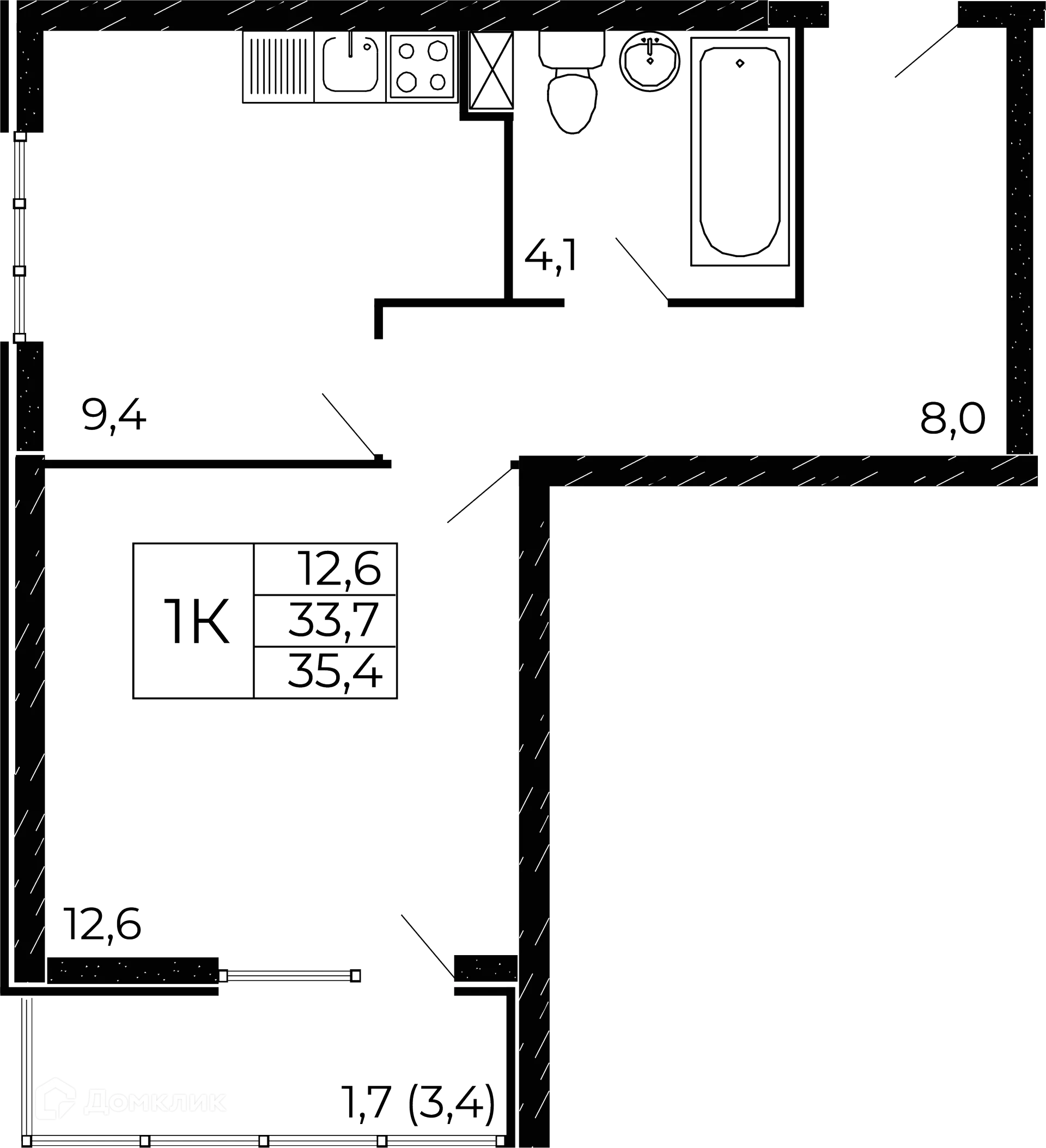 Фото квартиры в ЖК "Западные Аллеи"