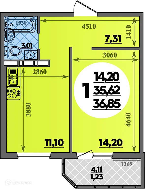 Фото квартиры в ЖК Суворовский
