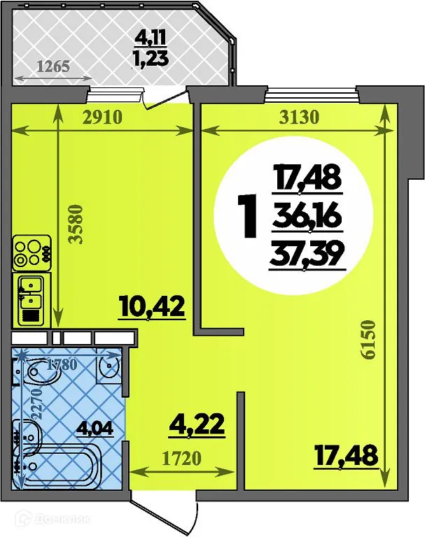 Фото квартиры в ЖК Суворовский