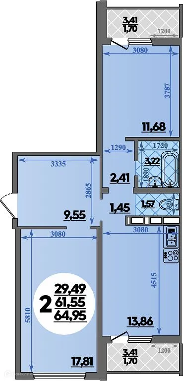 Фото квартиры в ЖК Суворовский
