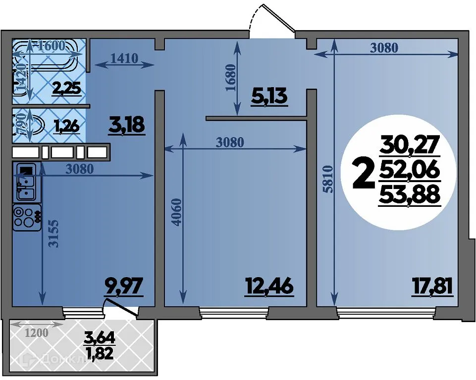 Фото квартиры в ЖК Суворовский