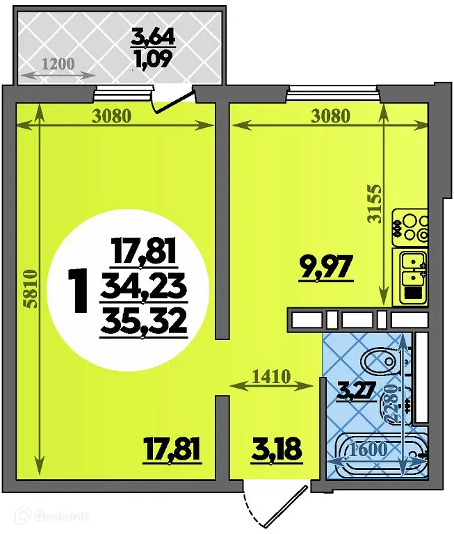 Фото квартиры в ЖК Суворовский