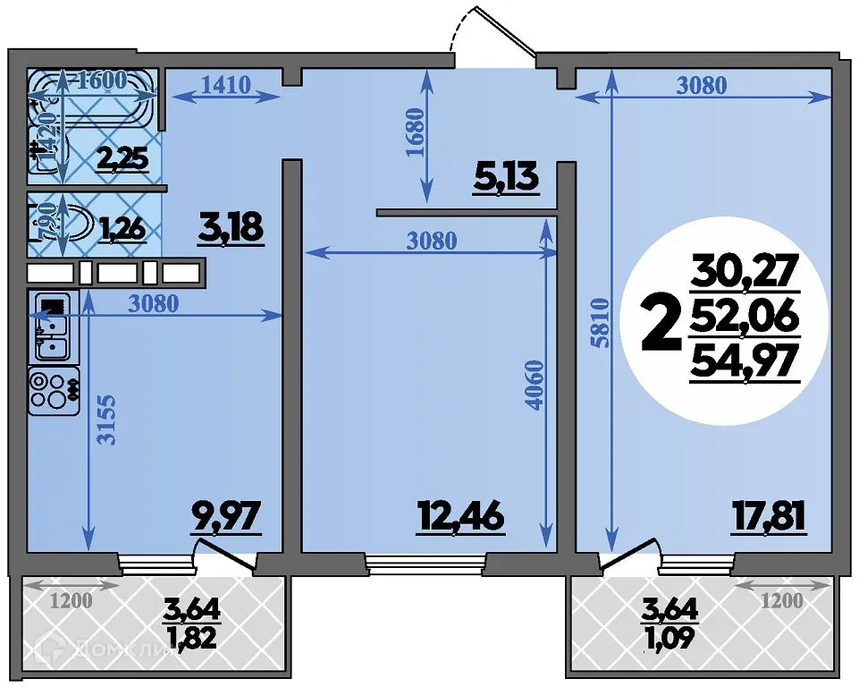 Фото квартиры в ЖК Суворовский