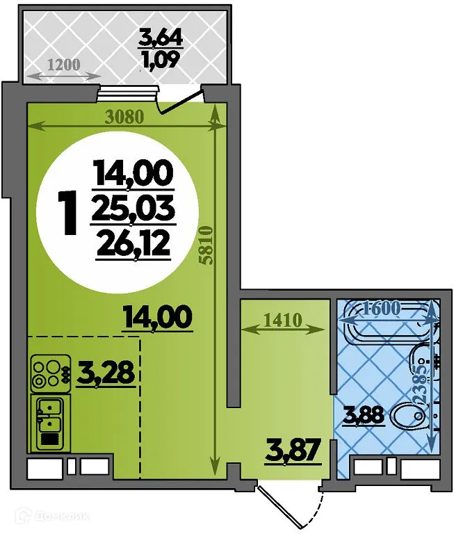 Фото квартиры в ЖК Суворовский