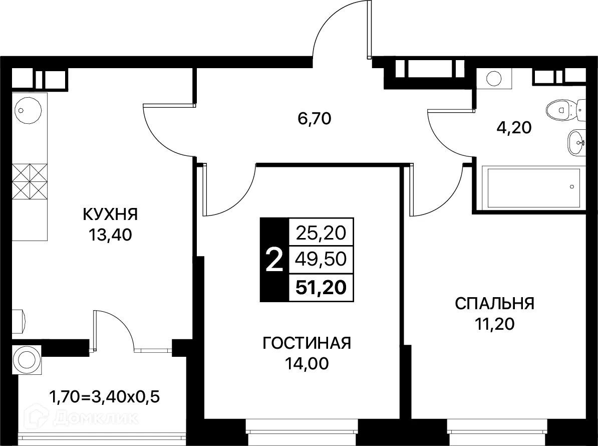 Фото квартиры в ЖК Smartpolét (Смартполёт)