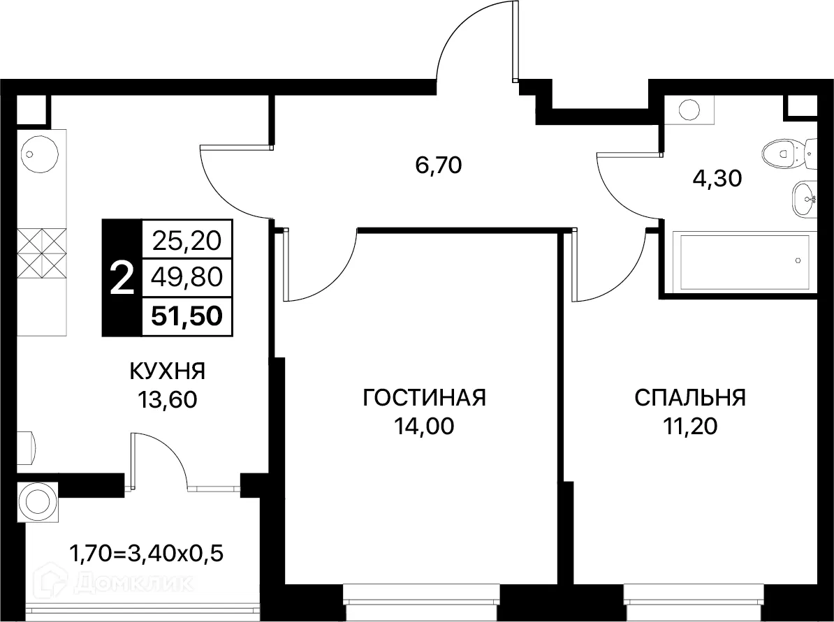 Фото квартиры в ЖК Smartpolét (Смартполёт)