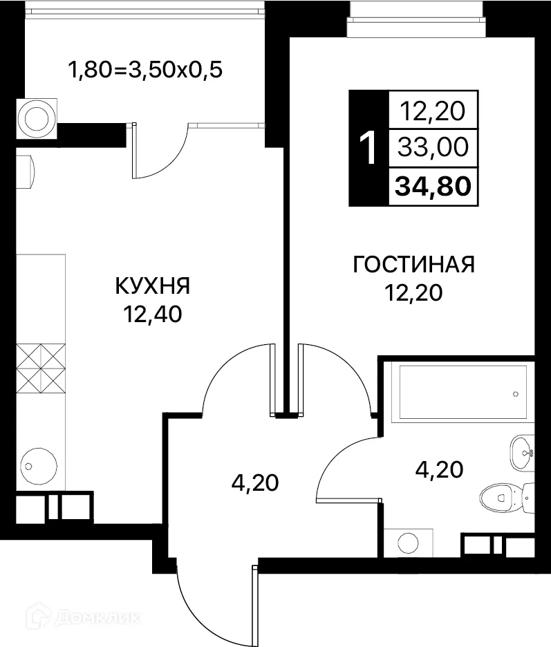 Фото квартиры в ЖК Smartpolét (Смартполёт)