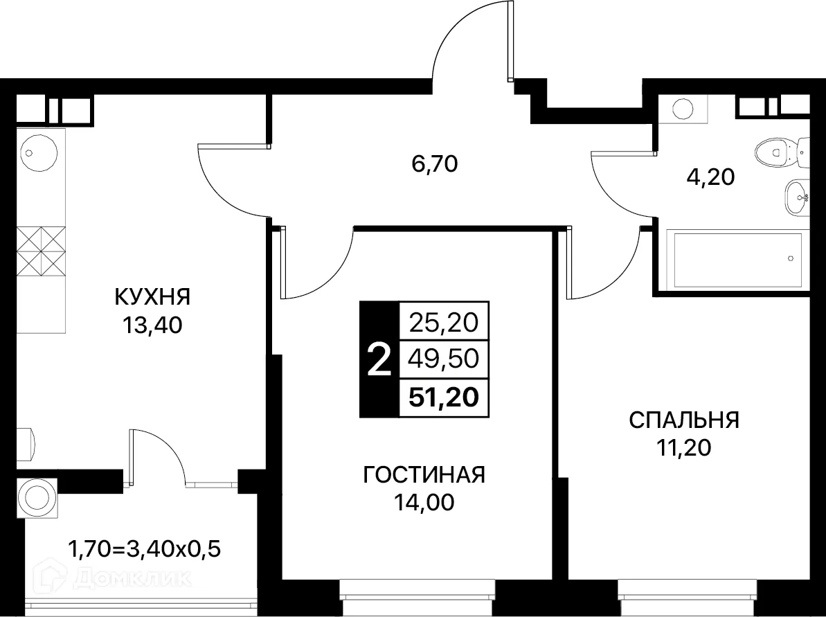 Фото квартиры в ЖК Smartpolét (Смартполёт)