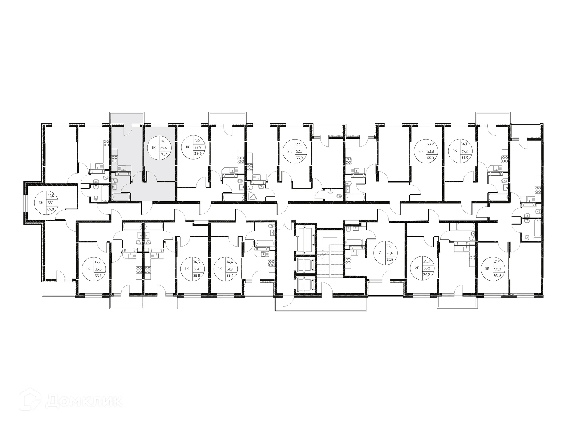 Фото квартиры в ЖК Панорама на Театральном