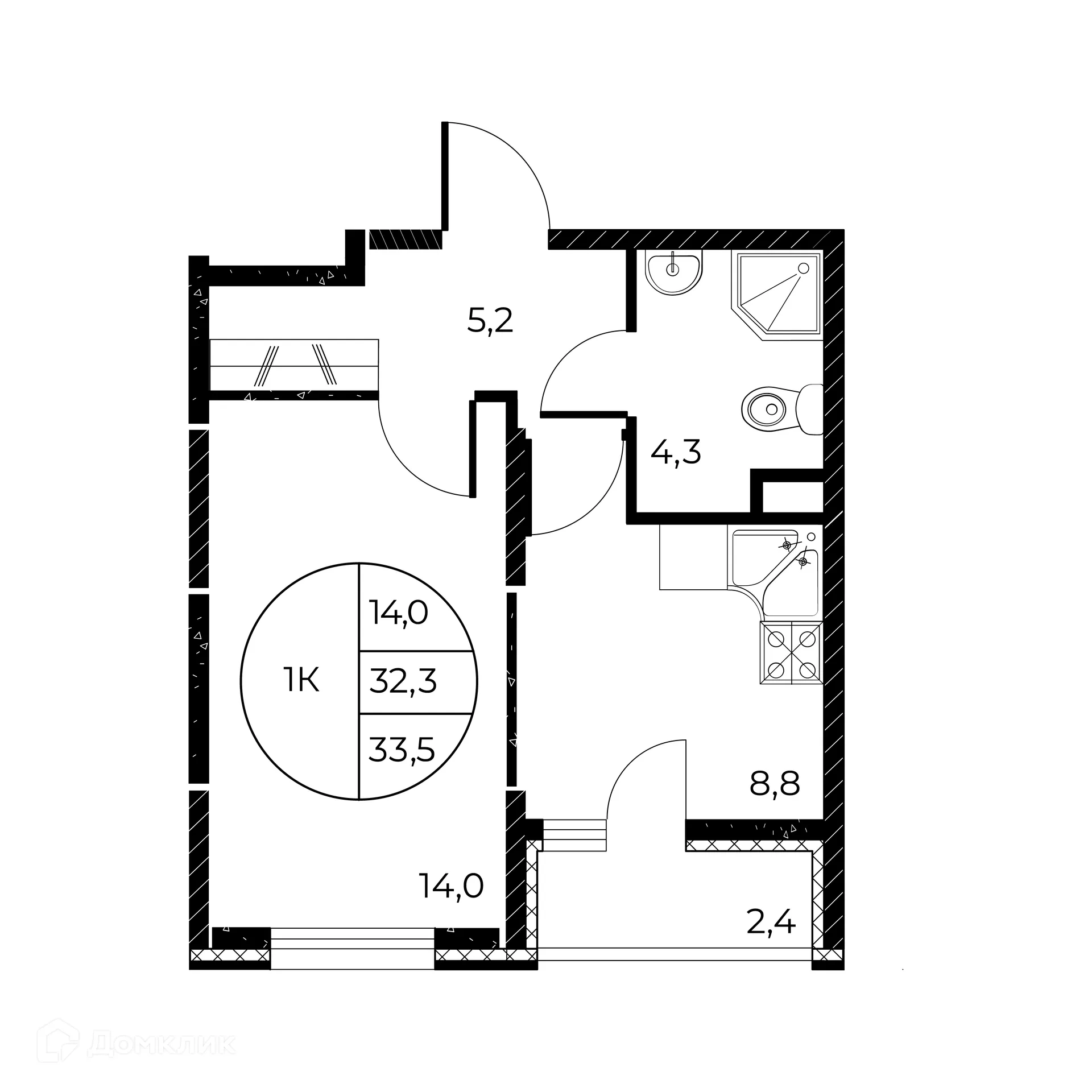 Фото квартиры в ЖК Панорама на Театральном