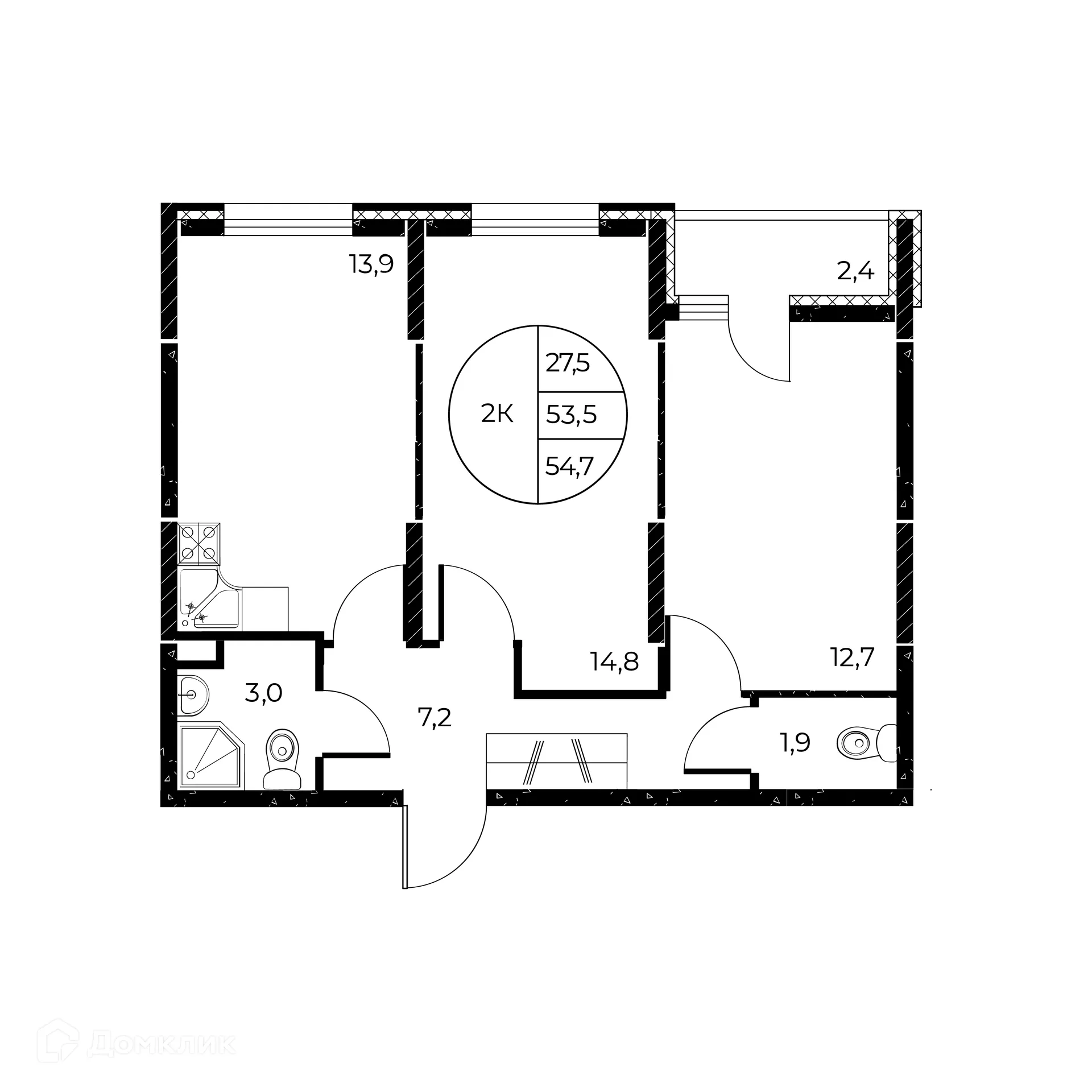 Фото квартиры в ЖК Панорама на Театральном