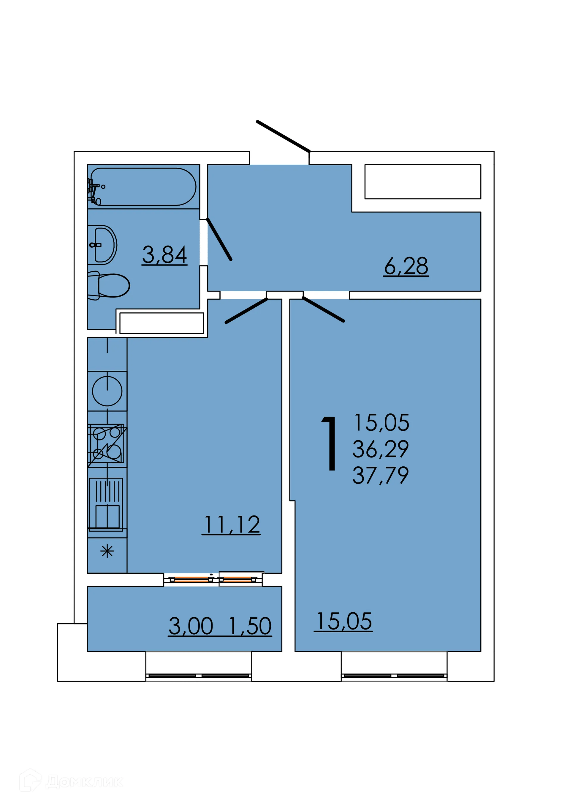 Фото квартиры в ЖК Frame (Фрейм)