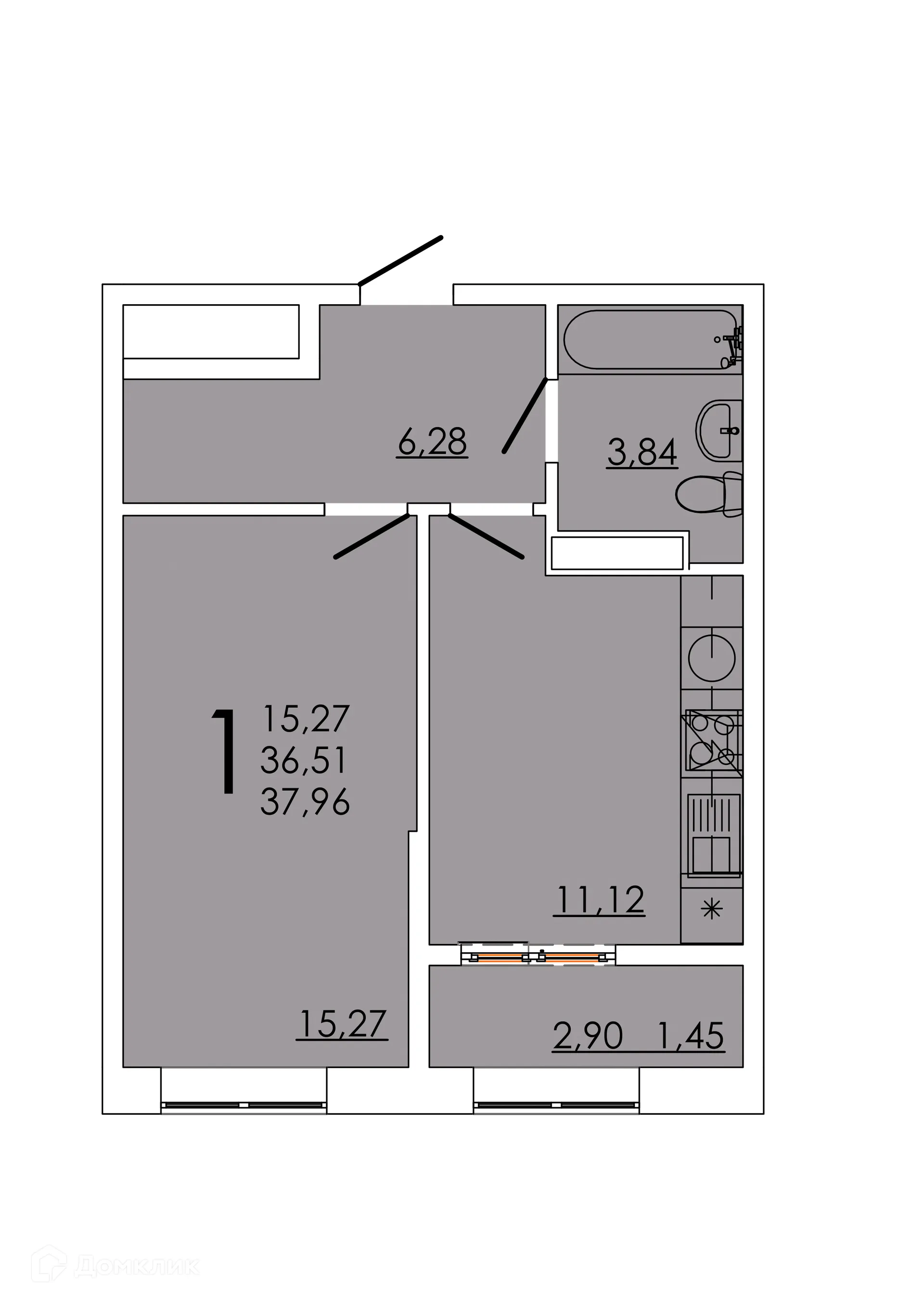 Фото квартиры в ЖК Frame (Фрейм)