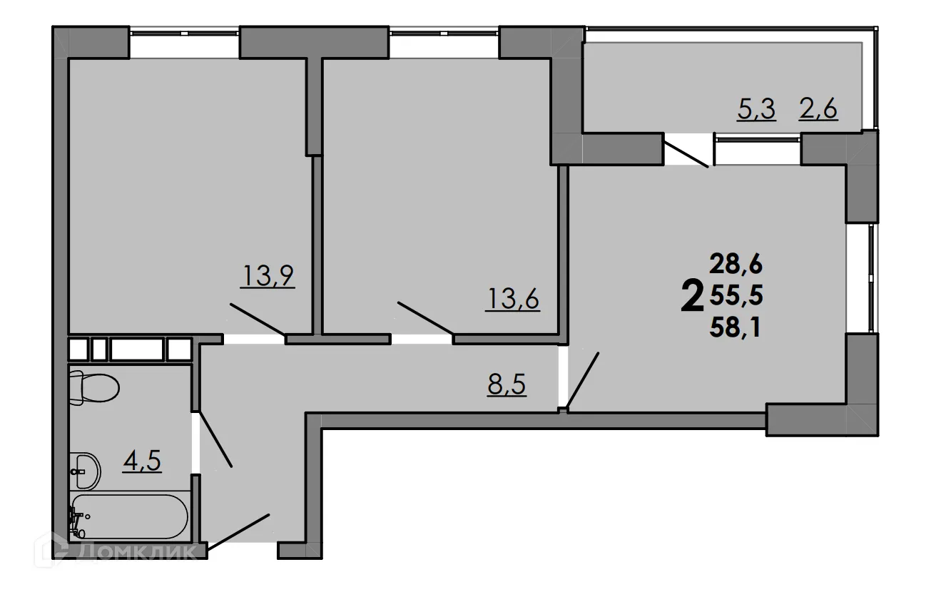 Фото квартиры в ЖК "Gray (Грэй)"