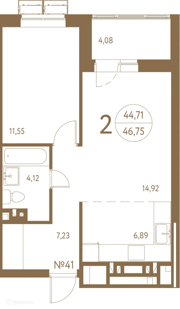 Фото квартиры в ЖК Белая вилла