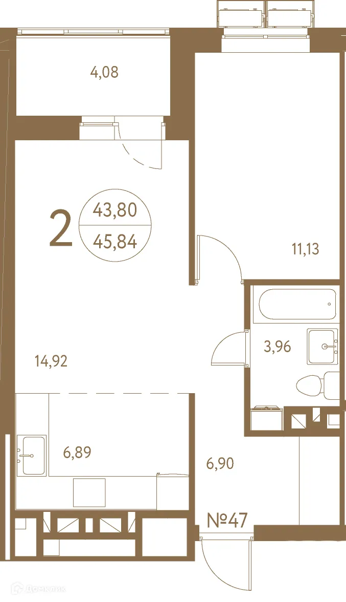 Фото квартиры в ЖК Белая вилла