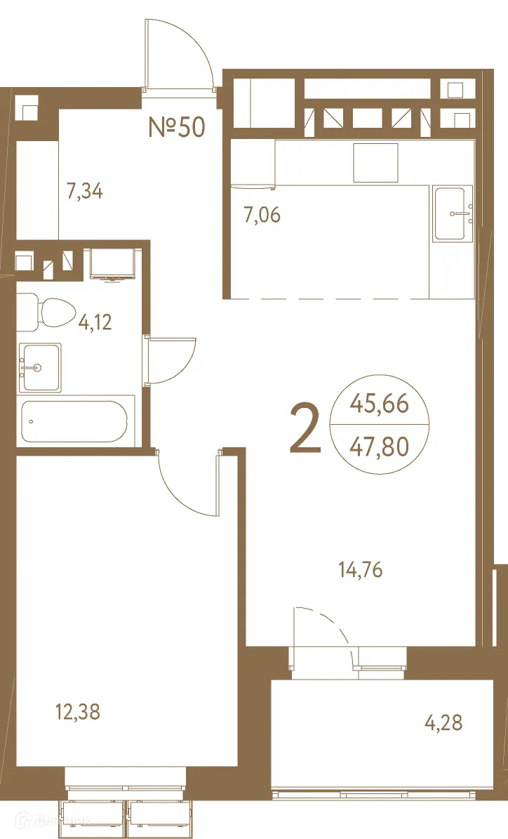 Фото квартиры в ЖК Белая вилла