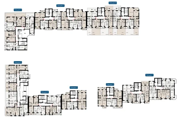 3 комн. в ЖК Курортный квартал Ривьера