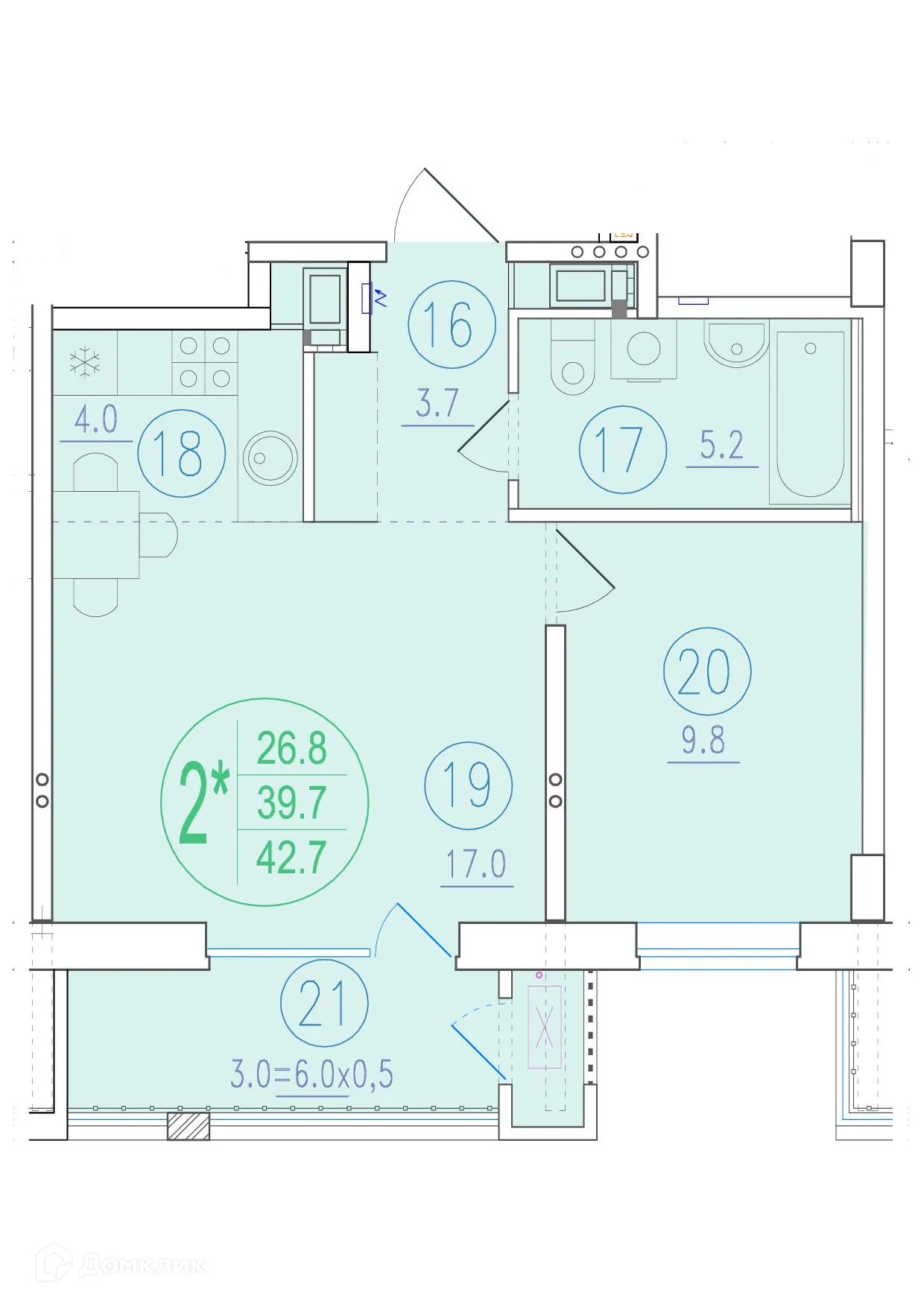 Фото квартиры в ЖК СОСТОЯНИЕ