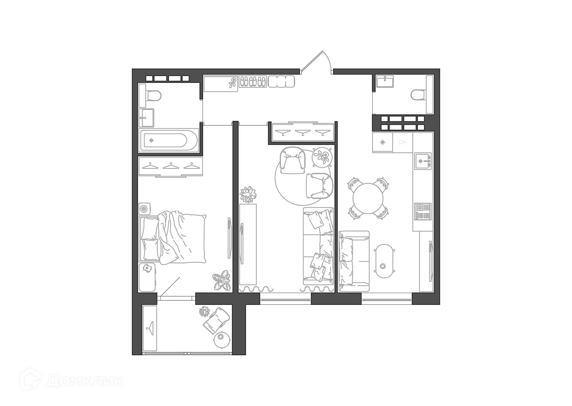 Фото квартиры в ЖК Цех