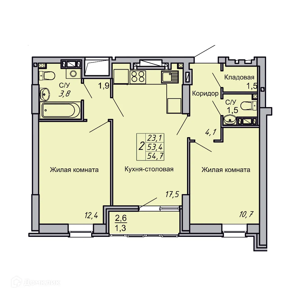 Фото квартиры в ЖК Засекин