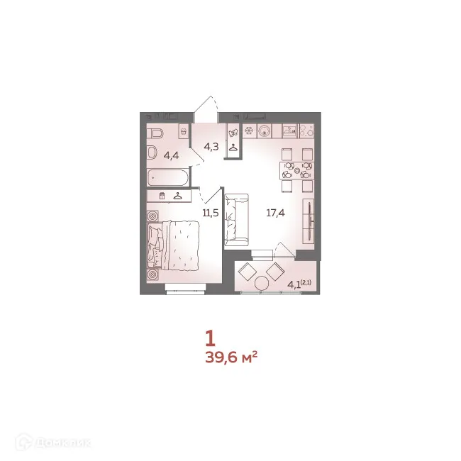 Фото квартиры в ЖК Романовъ комфорт