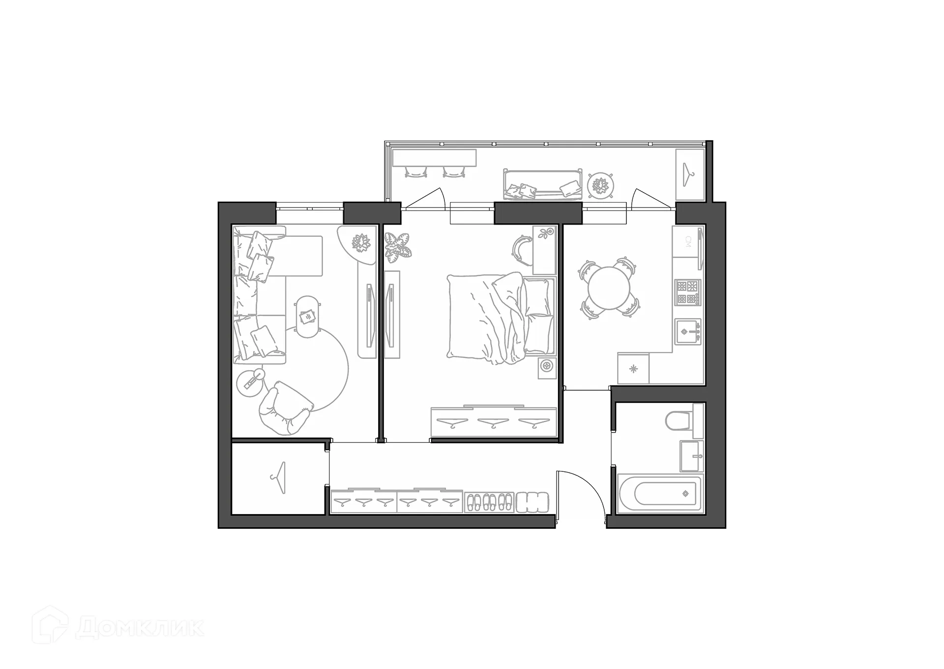 Фото квартиры в ЖК Квартал